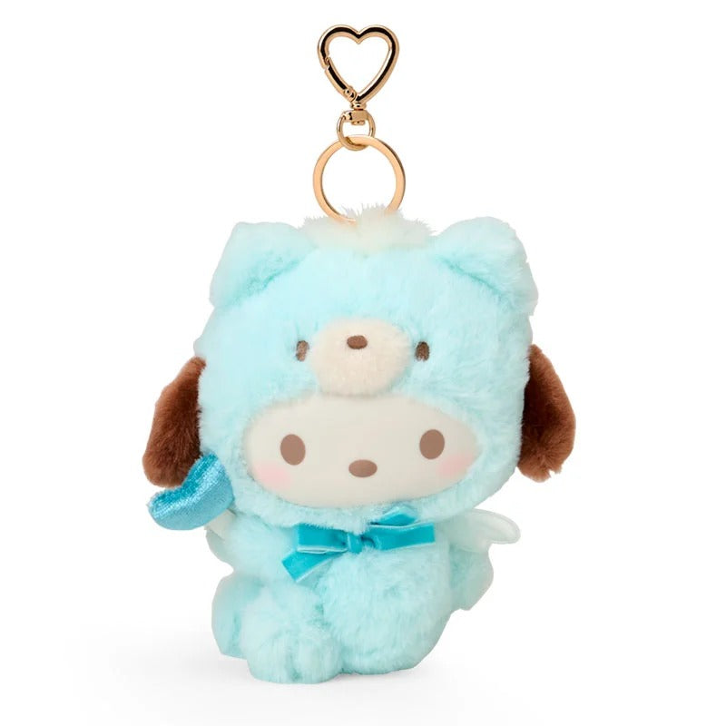 Pochacco Plush Mascot Keychain (Angel Teddy Bear Series) 