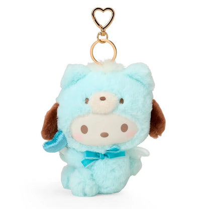 Pochacco Plush Mascot Keychain (Angel Teddy Bear Series) 