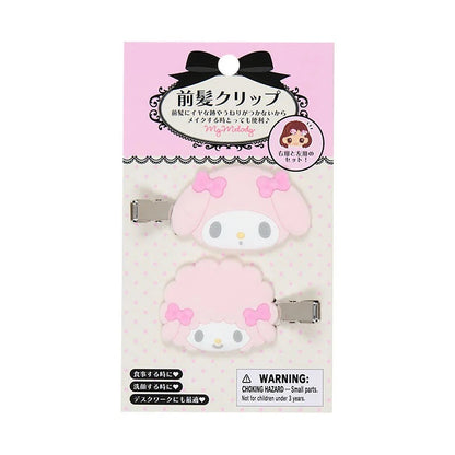My Melody Besties Flocked Mini Hair Clip Set