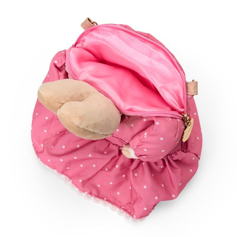Marron Cream Plush Mini Crossbody Bag (Fashion Show 40th Anniversary Series)
