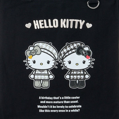 Hello Kitty Tote Bag (Monochrome Birthday Twins Series)