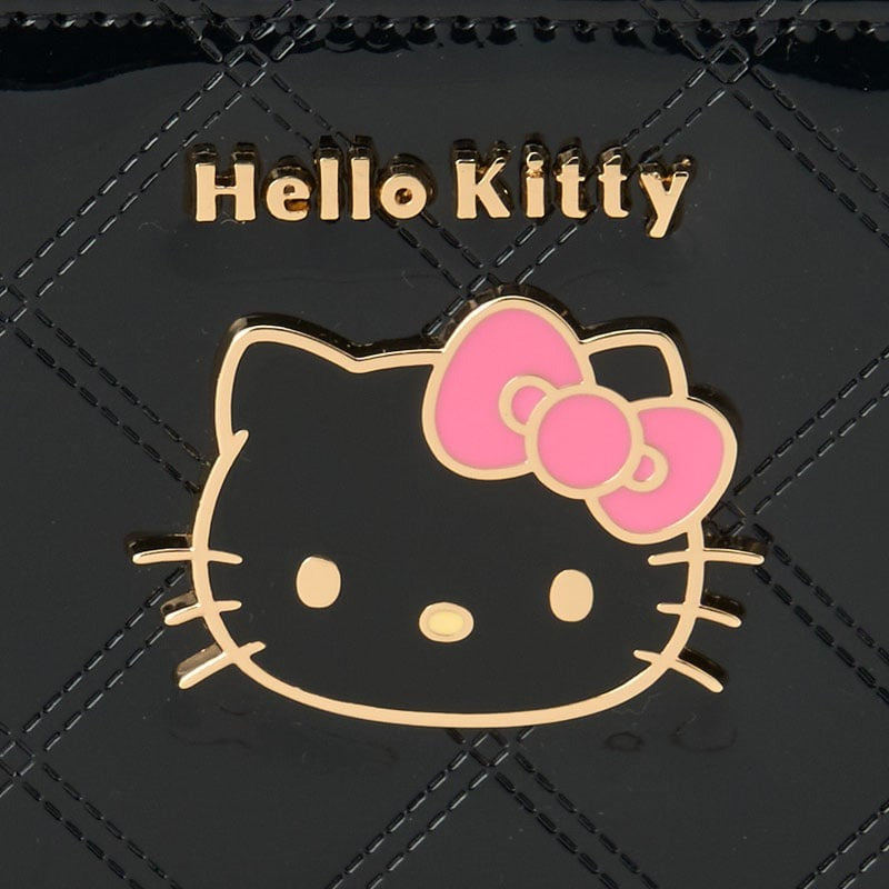 Hello Kitty Quilted Bi-Fold Wallet (Black)