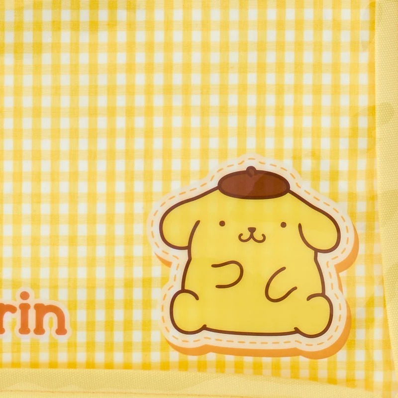 Pompompurin Gingham Flat Pouch