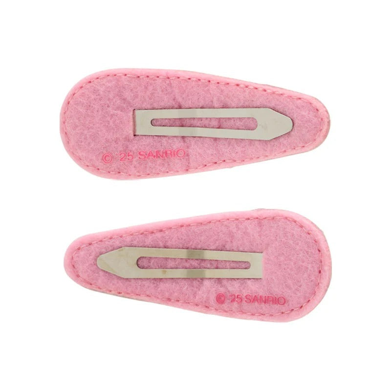 My Melody 2-pc Quilted Hair Clip Set