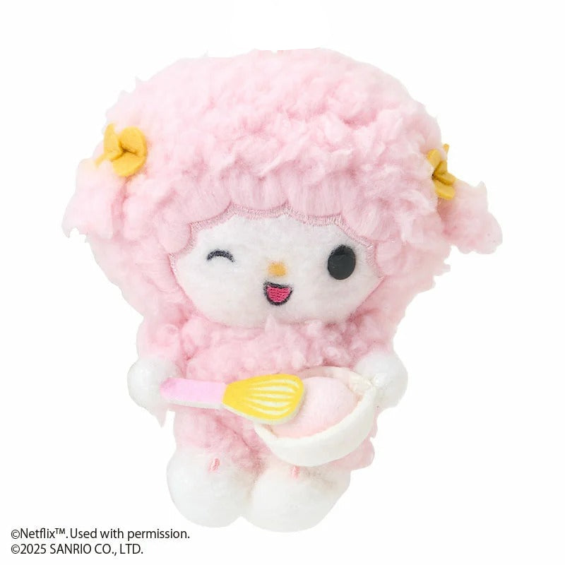 My Sweet Piano Winking Plush Mascot Keychain (My Melody & Kuromi Netflix Series)