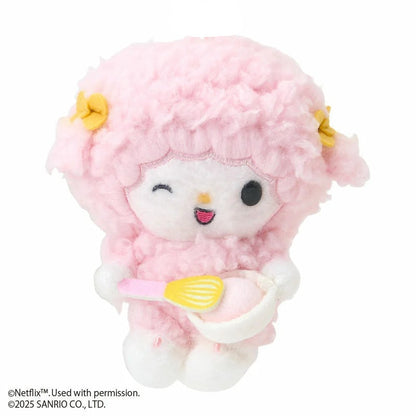 My Sweet Piano Winking Plush Mascot Keychain (My Melody & Kuromi Netflix Series)
