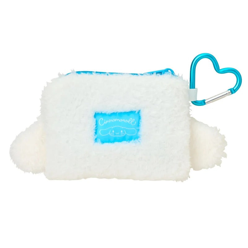Cinnamoroll Fuzzy Mini Zipper Pouch