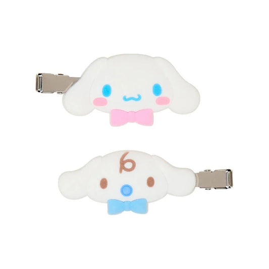 Cinnamoroll Besties Flocked Mini Hair Clip Set