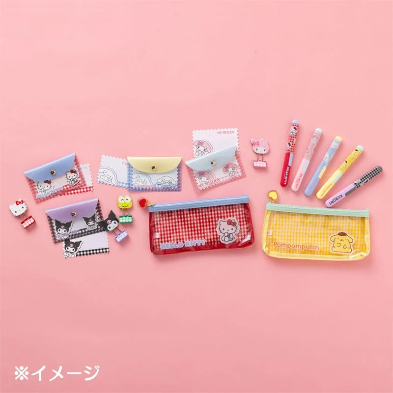 Hello Kitty Gingham Pencil Pouch