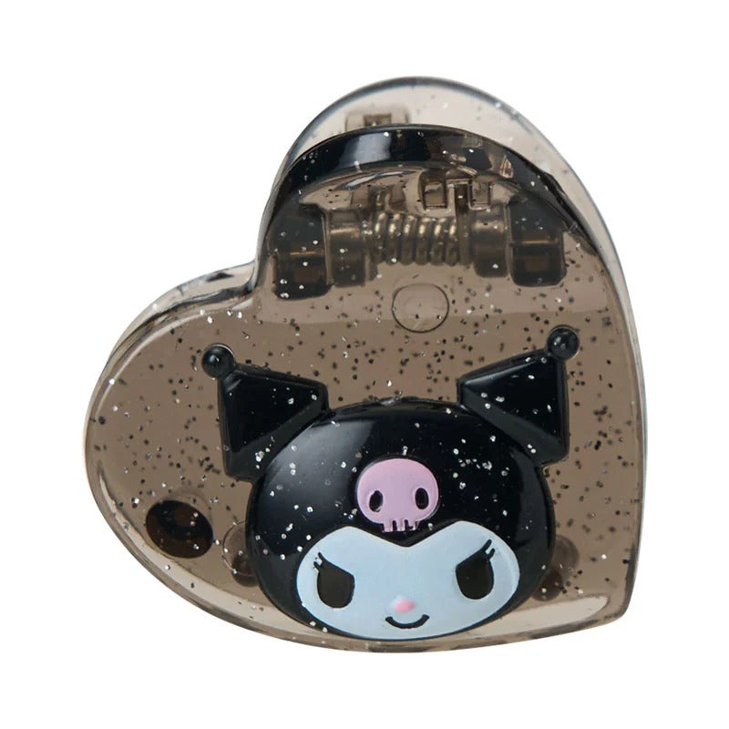 Kuromi 4-pc Mini Glitter Hair Clip Set