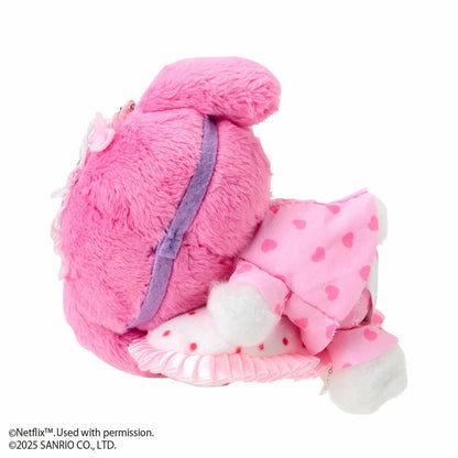 My Melody Sleeping Plush Mascot Keychain (My Melody & Kuromi Netflix Series)