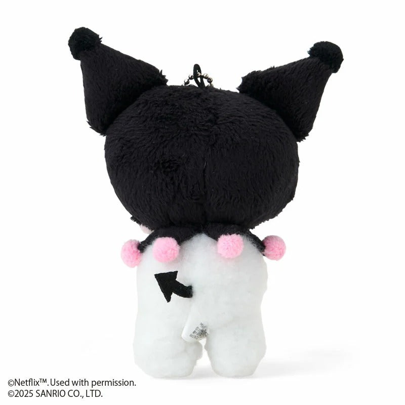 Kuromi Lovestruck Plush Mascot Keychain (My Melody & Kuromi Netflix Series)