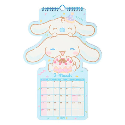 Cinnamoroll 2026 Die-Cut Wall Calendar