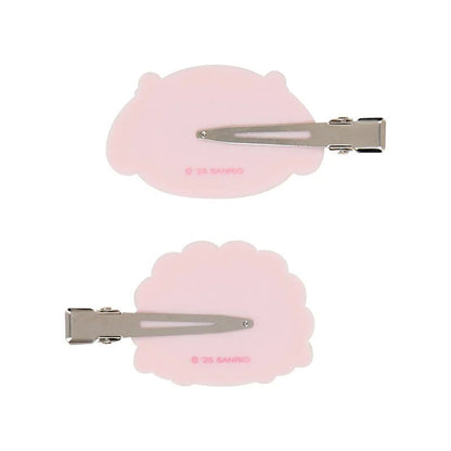 My Melody Besties Flocked Mini Hair Clip Set