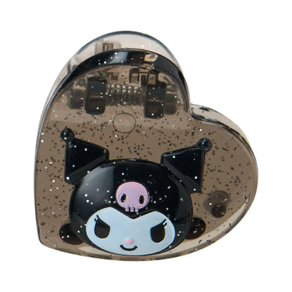 Kuromi 4-pc Mini Glitter Hair Clip Set