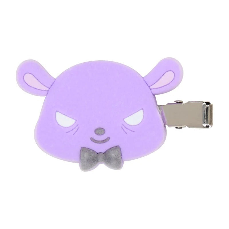 Kuromi Besties Flocked Mini Hair Clip Set