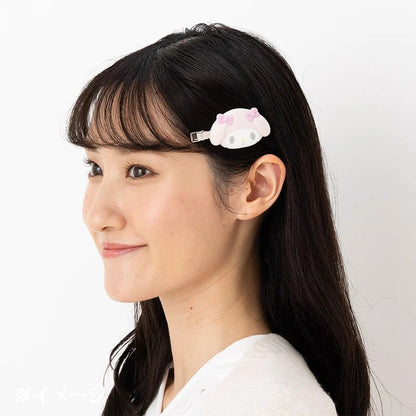 My Melody Besties Flocked Mini Hair Clip Set