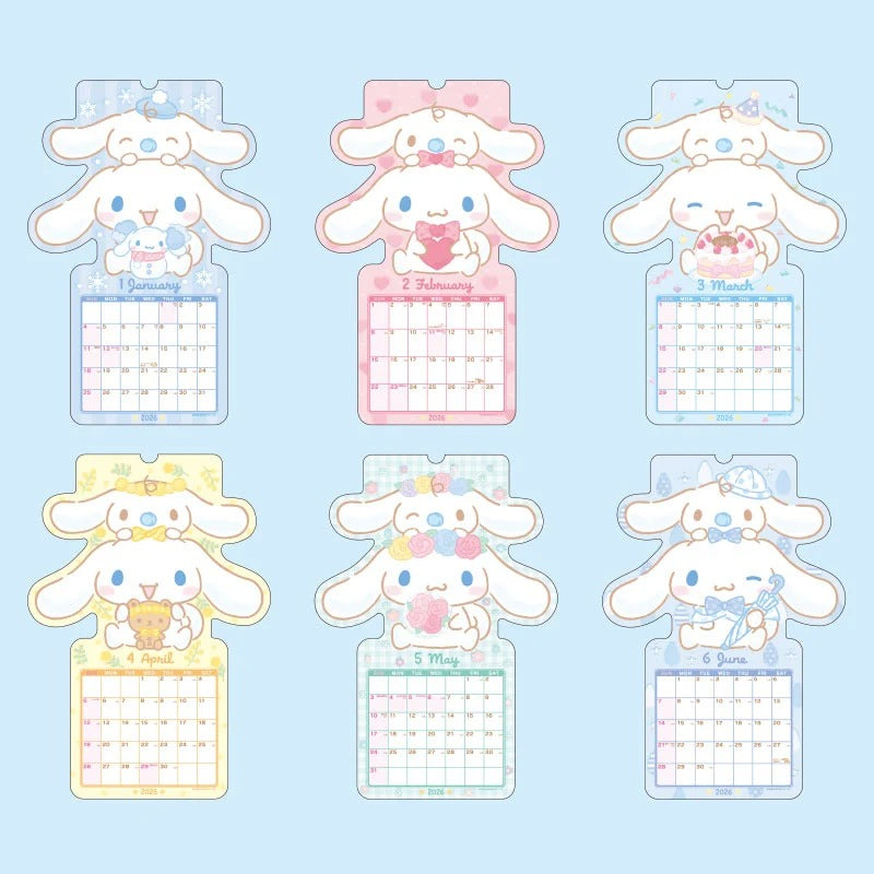 Cinnamoroll 2026 Die-Cut Wall Calendar