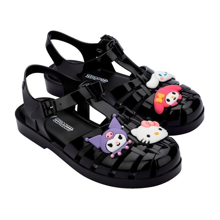 Hello Kitty and Friends x Melissa Possession Jelly Sandal (Black)