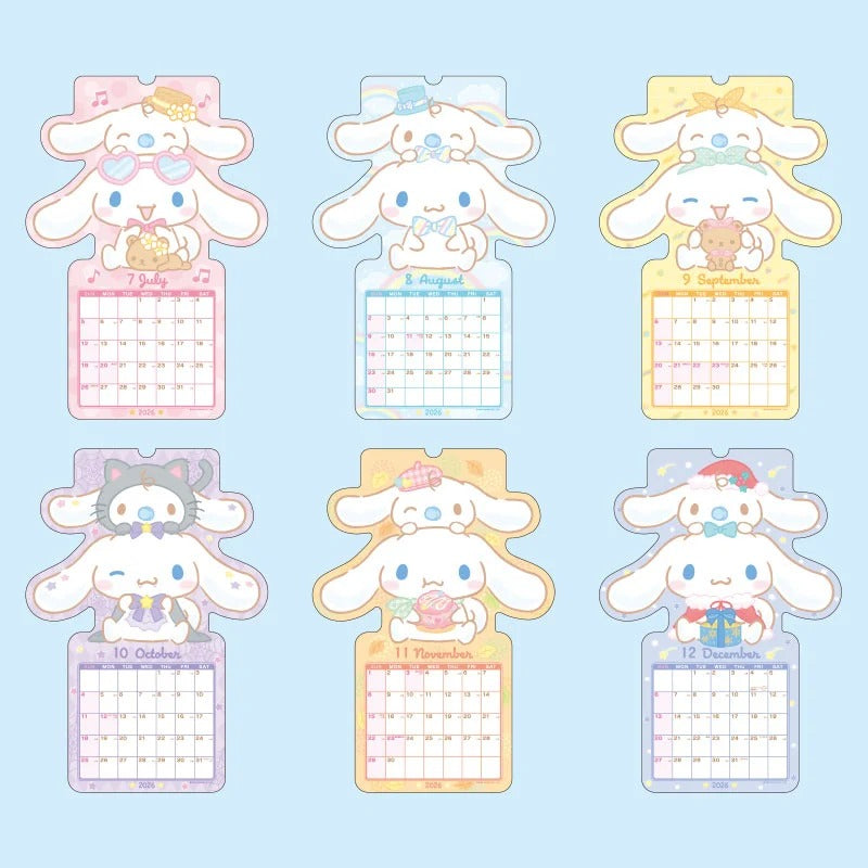 Cinnamoroll 2026 Die-Cut Wall Calendar