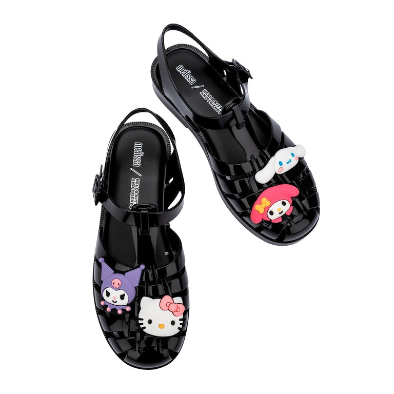 Hello Kitty and Friends x Melissa Possession Jelly Sandal (Black)
