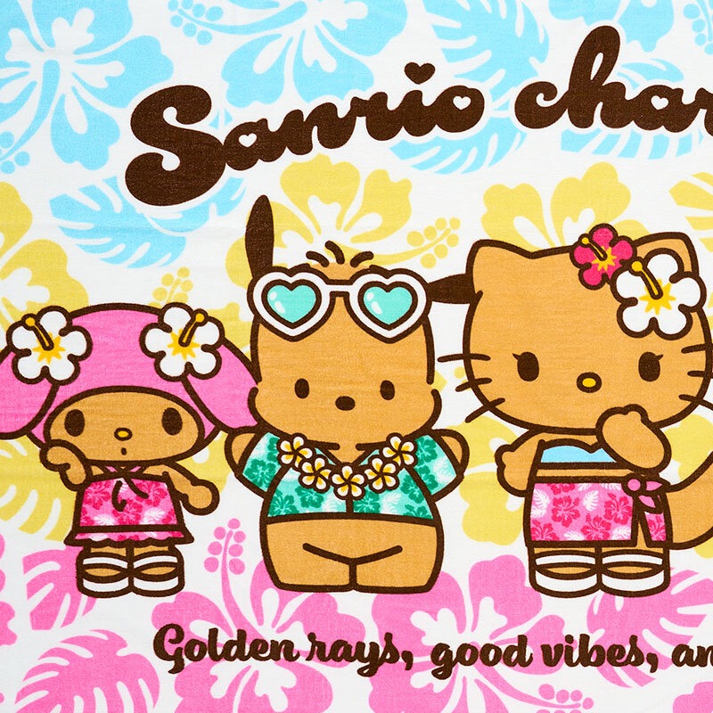 Sanrio Characters Bath Towel (Suntan Series)