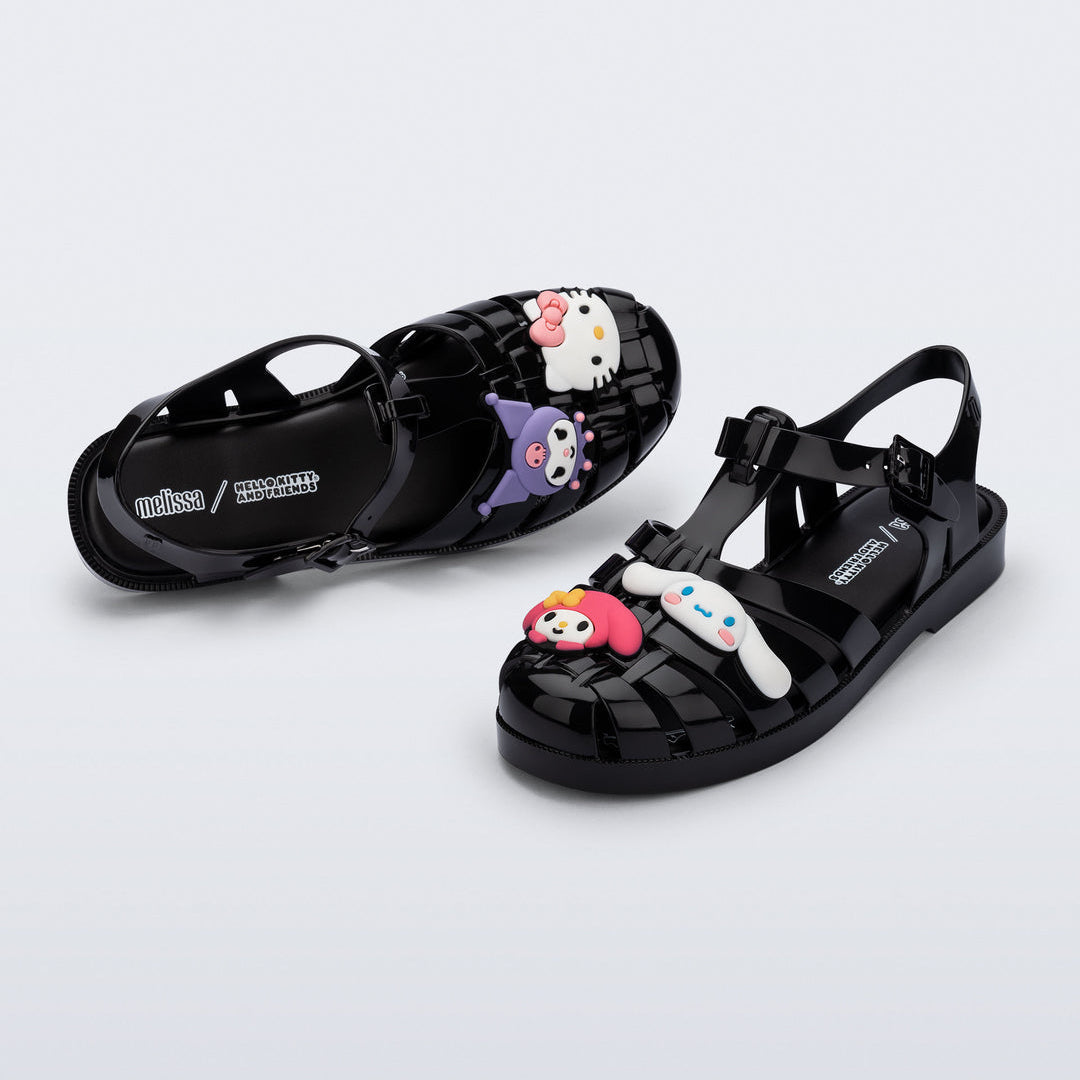 Hello Kitty and Friends x Melissa Possession Jelly Sandal (Black)