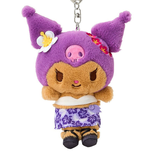 Kuromi Plush Mascot Keychain (Suntan Series)