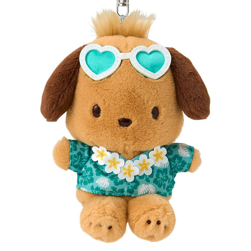 Pochacco Plush Mascot Keychain (Suntan Series)