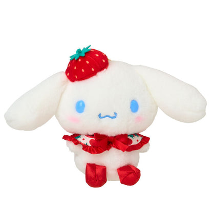 Cinnamoroll Plush Mascot Keychain (Strawberry News 50th Anniv. Series)