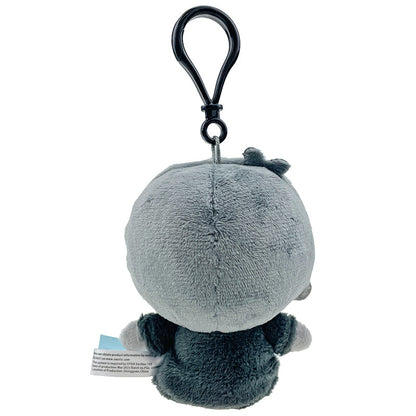 Kiki Plush Mascot Clip (Ash Monochrome Series)
