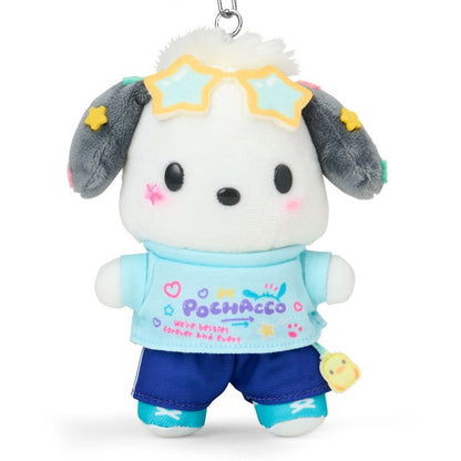 Pochacco Plush Mascot Keychain (Sparkling School Series)