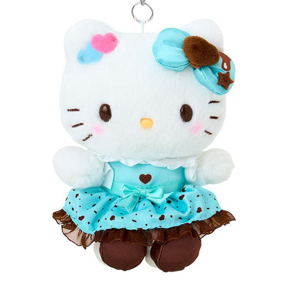 Hello Kitty Plush Mascot Keychain (Chocolate Mint Series)