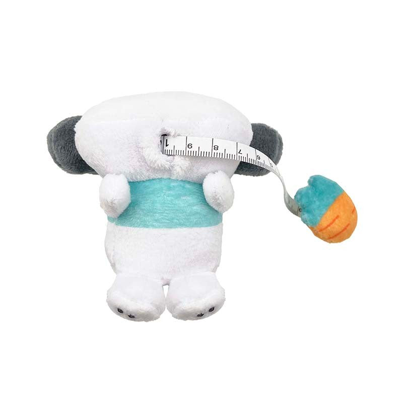 Pochacco Plush Measuring Tape Keychain