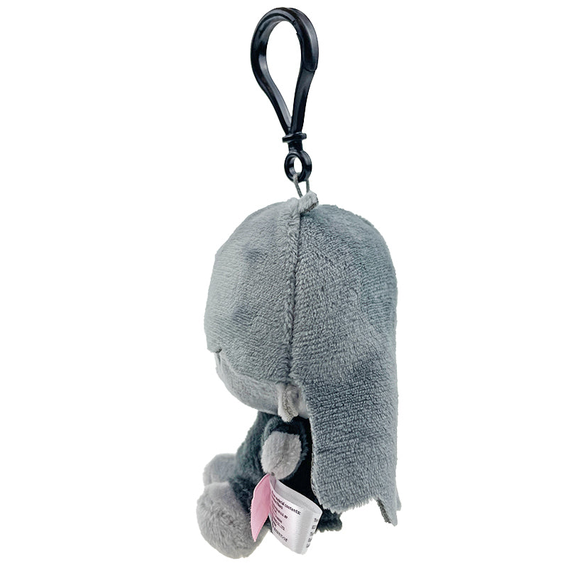 Lala Plush Mascot Clip (Ash Monochrome Series)