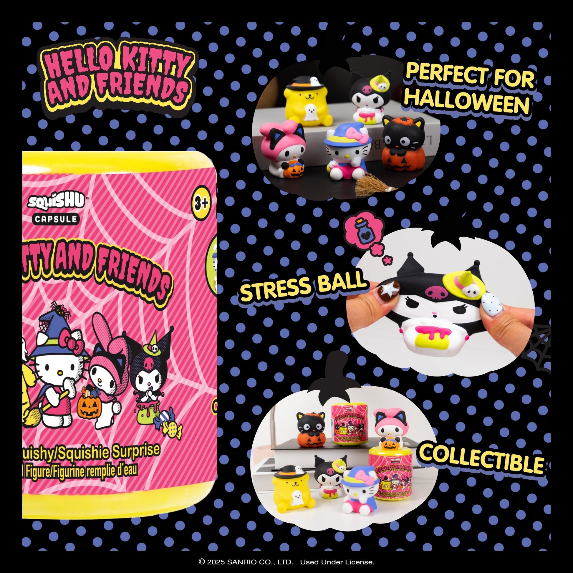 Hello Kitty and Friends SquiSHU Halloween Capsule (Series 8)