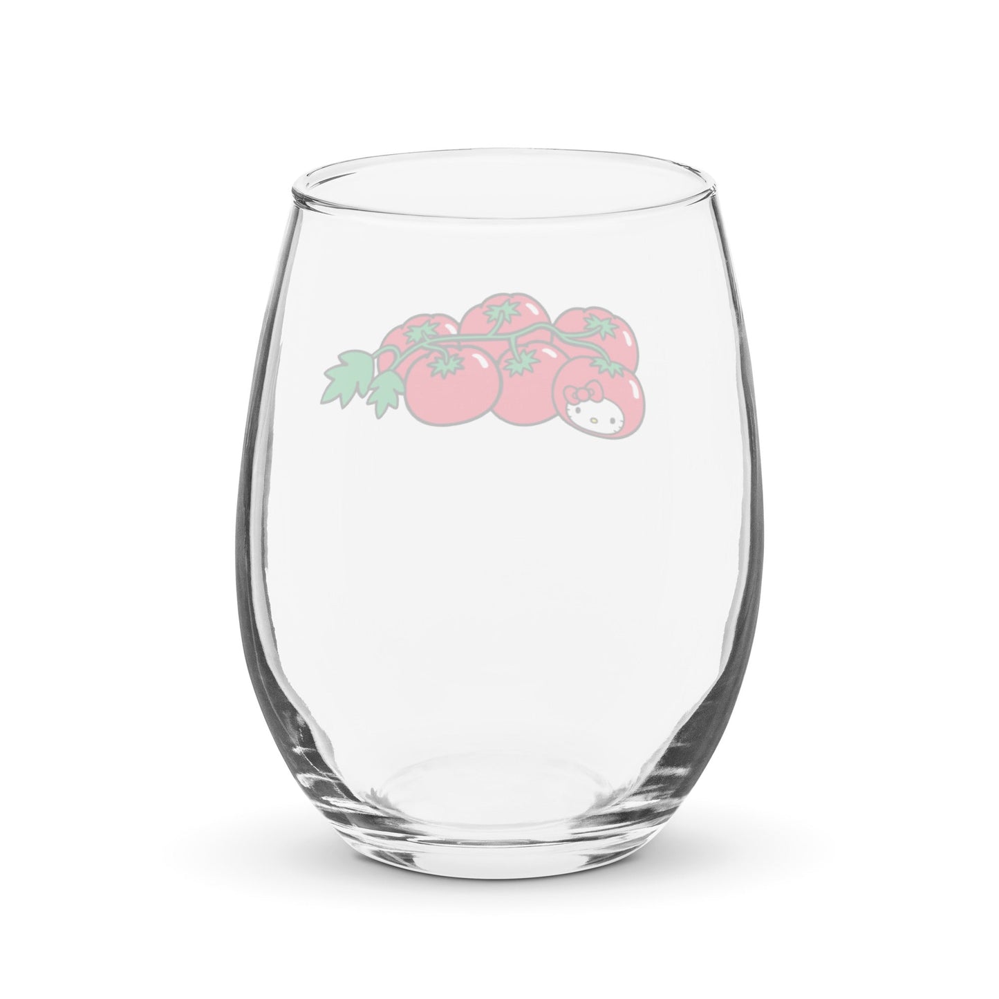 Hello Kitty Tomato Glass Tumbler