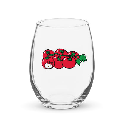 Hello Kitty Tomato Glass Tumbler