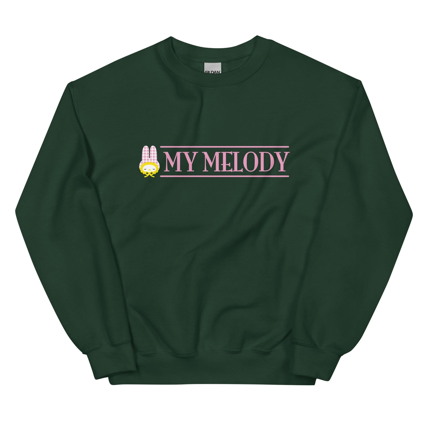 My Melody Gingham Logo Classic Crewneck