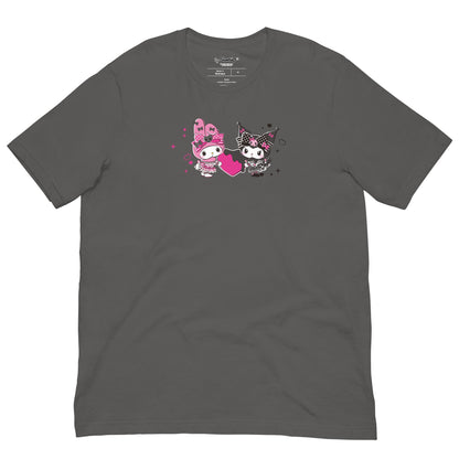 My Melody 50th Anniversary and Kuromi 20th Anniversary Tee (Hearts)