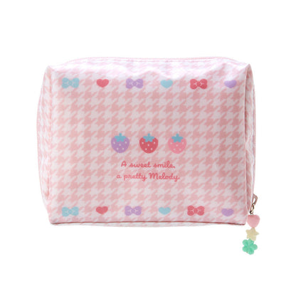 My Melody Zipper Pouch (Floral Houndstooth Series)