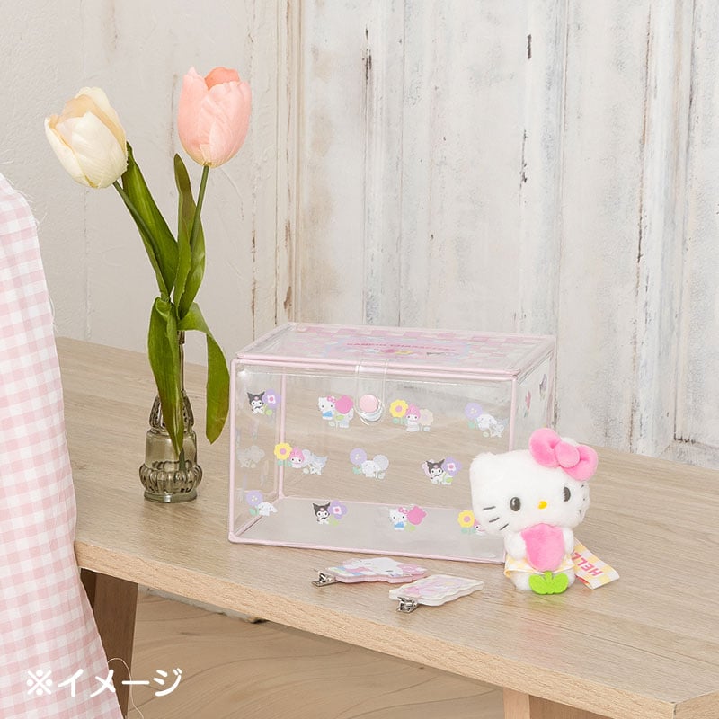 Cinnamoroll Plush Mascot Keychain (Pastel Check Series)