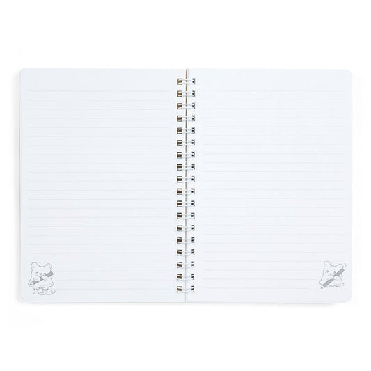Hanamaruobake Lined Notebook (Elastic Closure)
