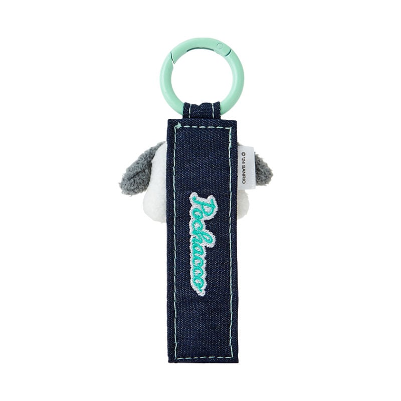 Pochacco Logo Keychain (Denim Patch Series)