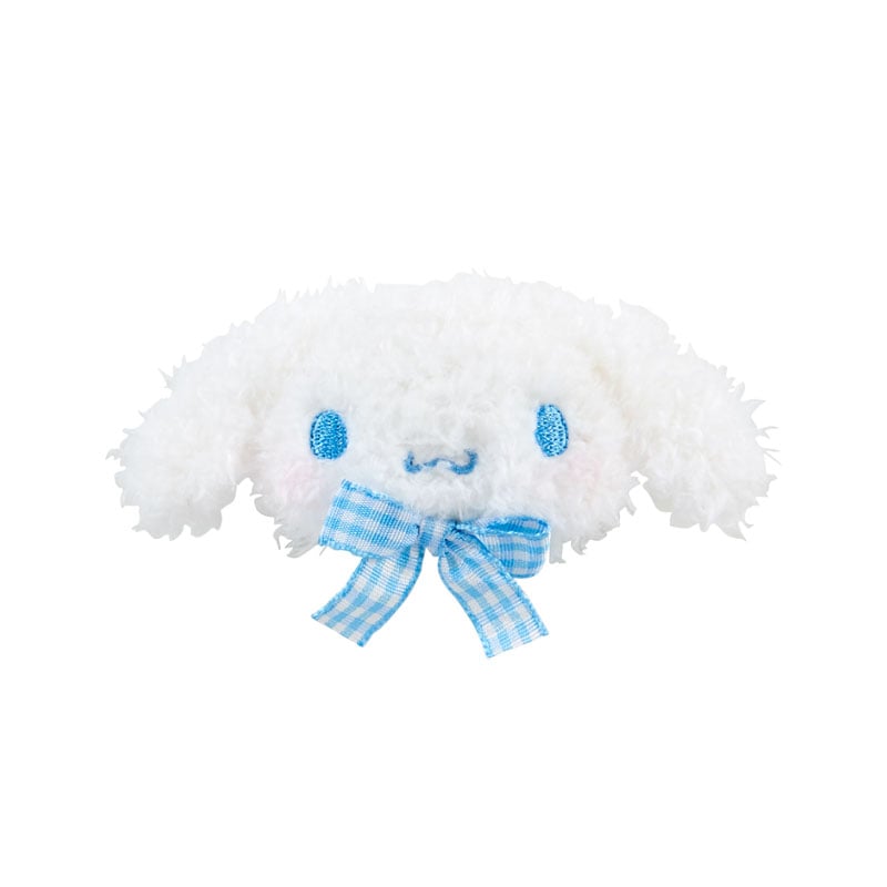 Cinnamoroll Plush Hair Clip (Gingham Bow)