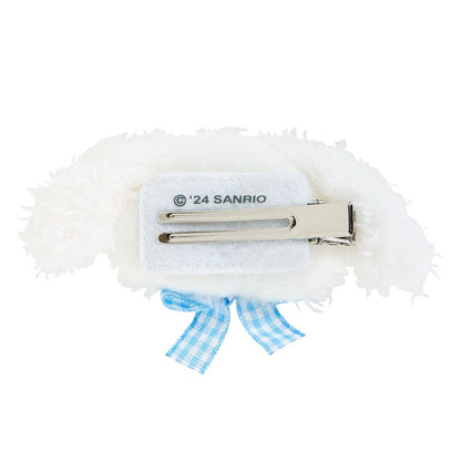 Cinnamoroll Plush Hair Clip (Gingham Bow)