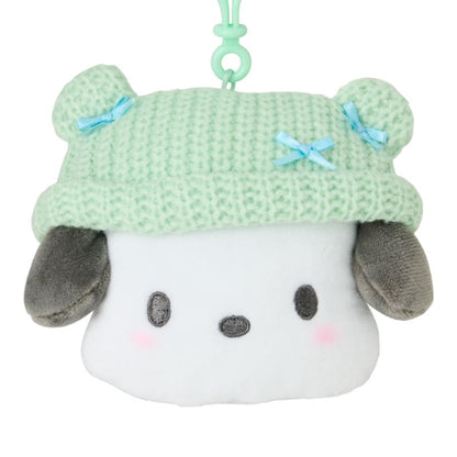 Pochacco Cozy Cap Mascot Clip Pouch