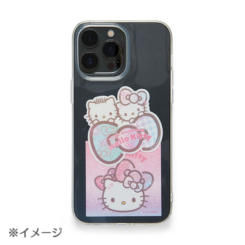 Hello Kitty Sticker & Pouch Set 50th Anniv. (Fashionable Ribbons Series)