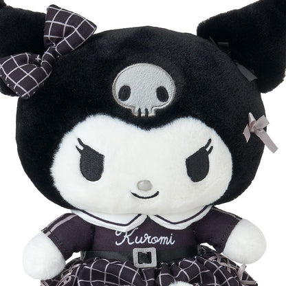 Kuromi 8" Plush (Silver Houndstooth Series)