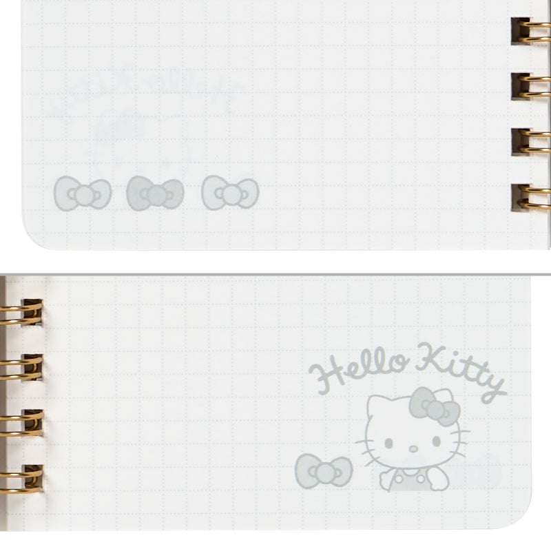Hello Kitty Slim Spiral Notebook (Elastic Closure)